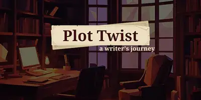 A writer typing a novel on a vintage typewriter